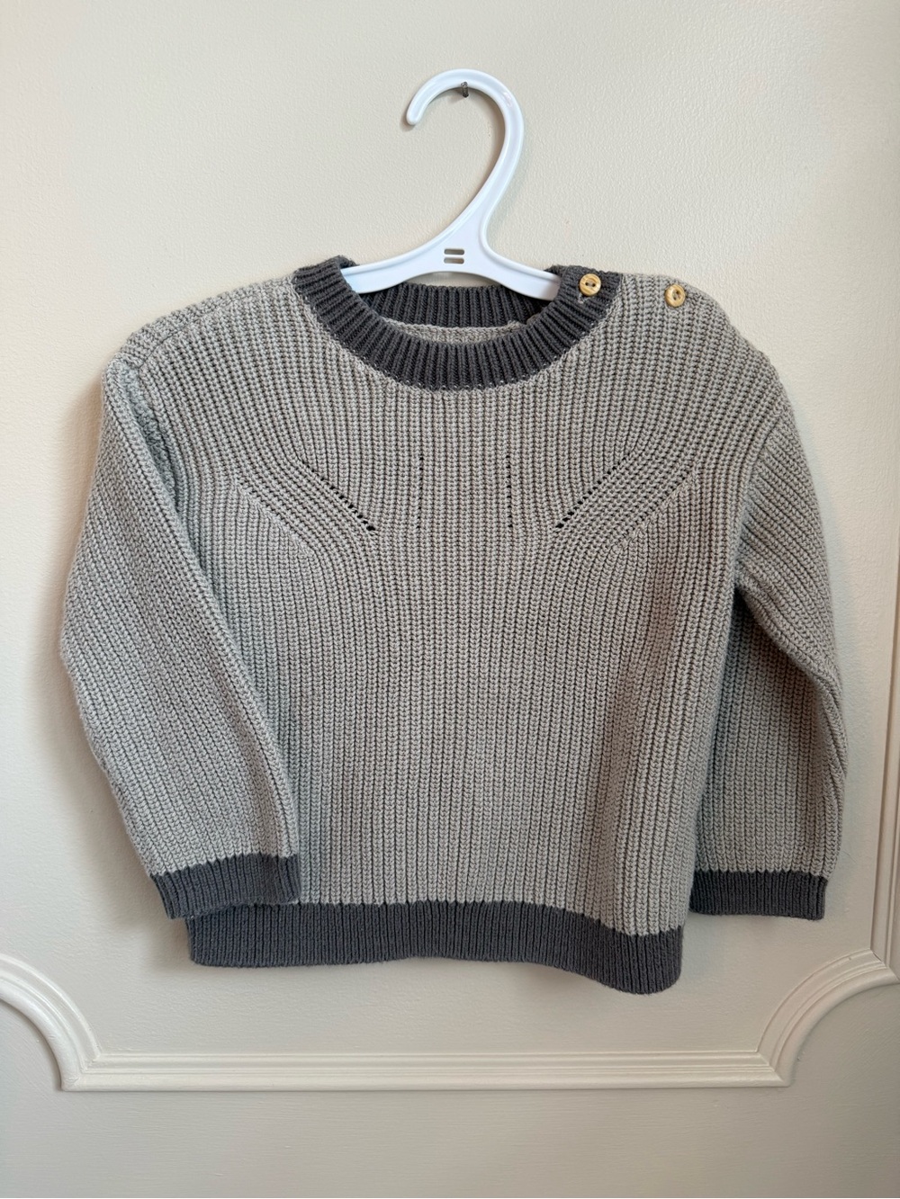 H&M Kids Crewneck Sweater with buttons